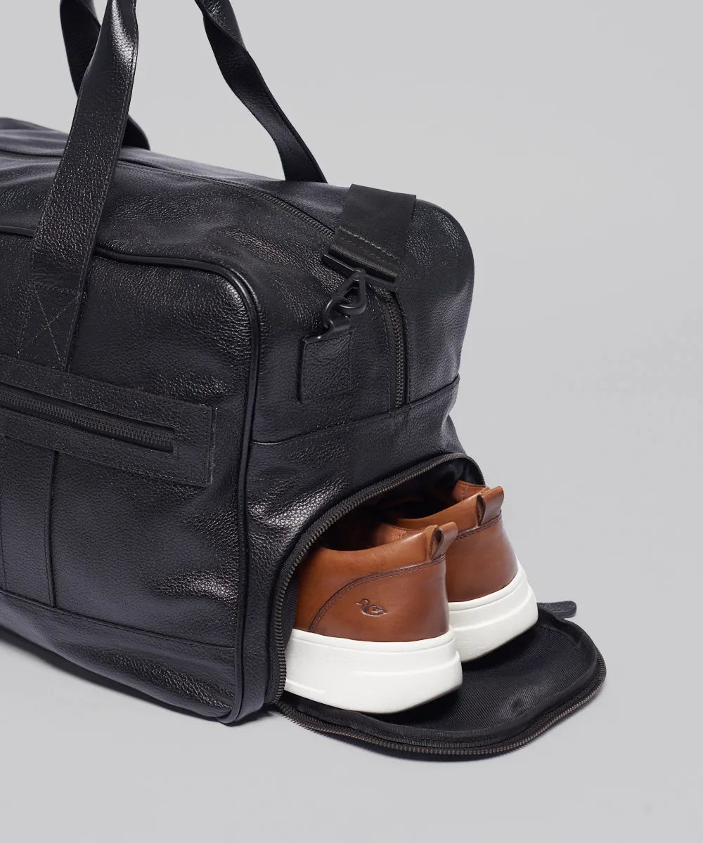 Ledertasche Deluxe – Schwarz