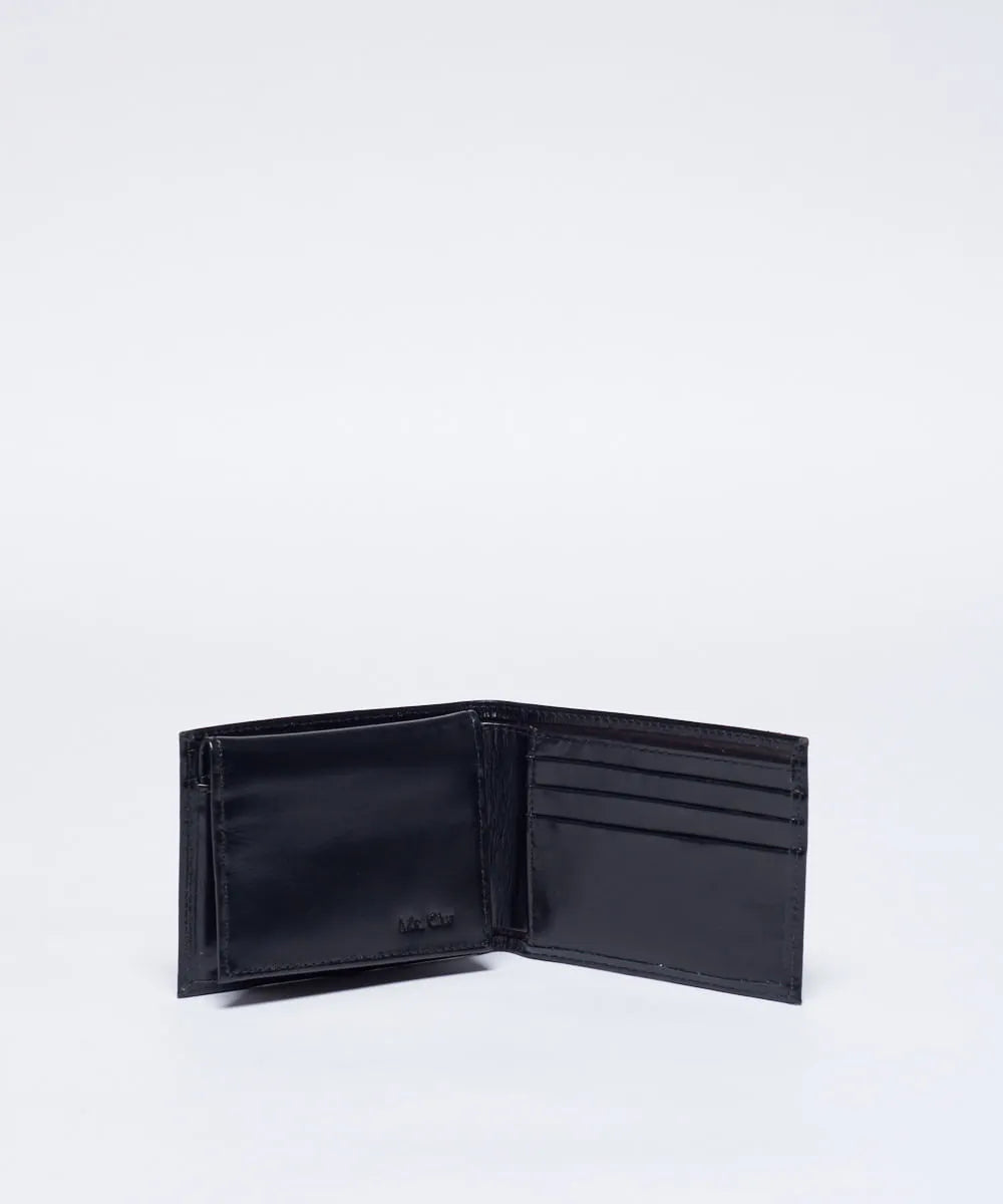 Brieftasche mit Kartenfach – Schwarz