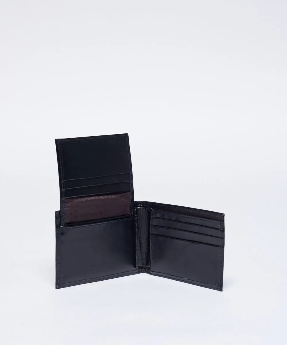 Brieftasche mit Kartenfach – Schwarz