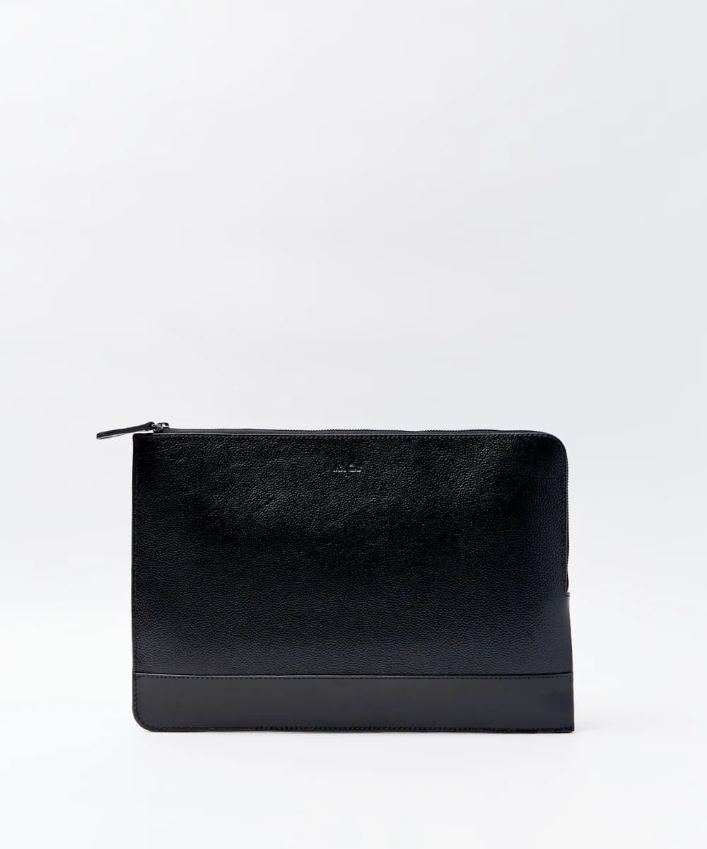 Ledermappe Floater – Schwarz