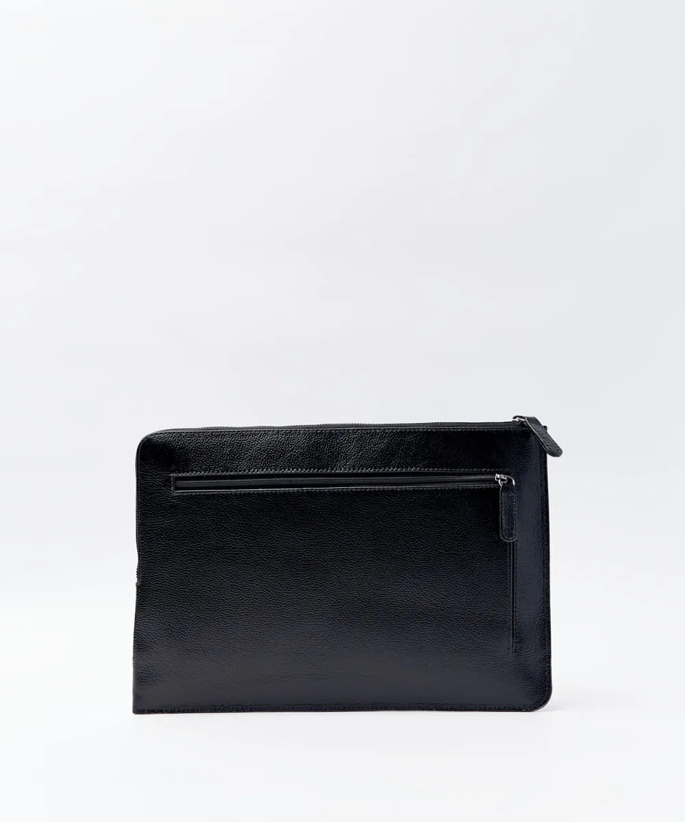 Ledermappe Floater – Schwarz