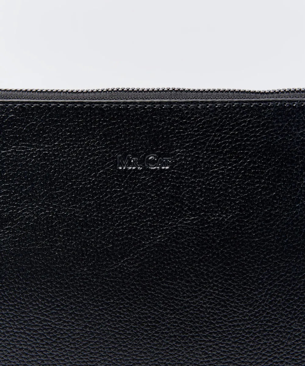 Ledermappe Floater – Schwarz