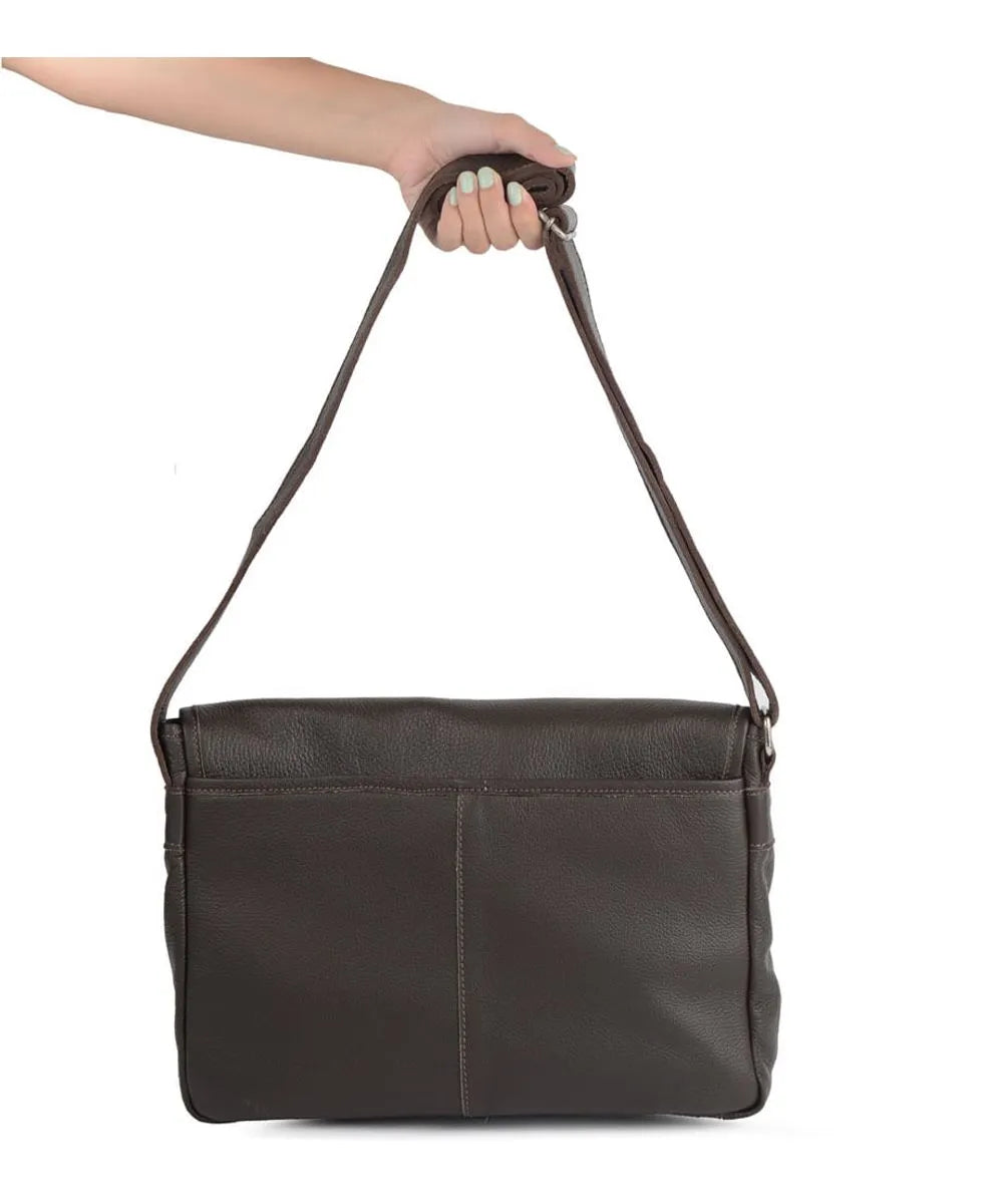 Ledermappe Carteirão Basic – Kaffee