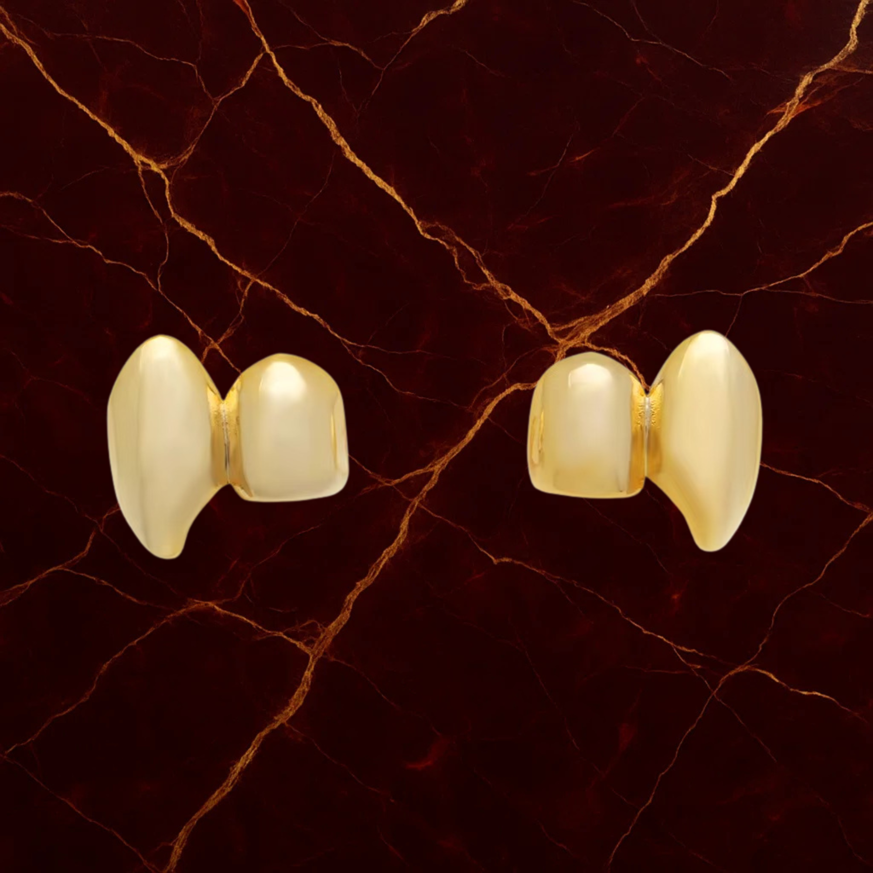 Plated Dual Tooth Canine Set
