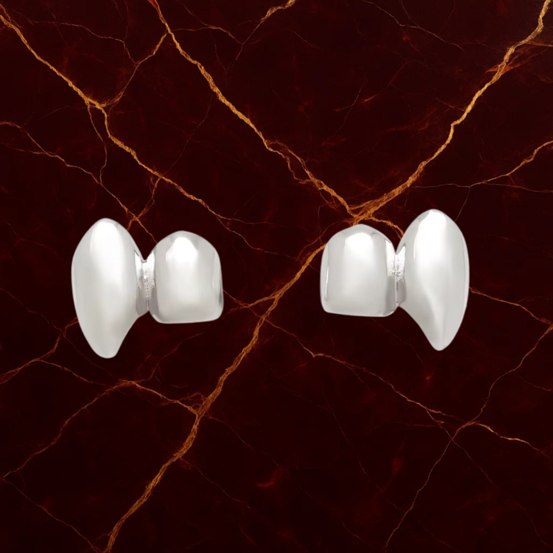 Plated Dual Tooth Canine Set