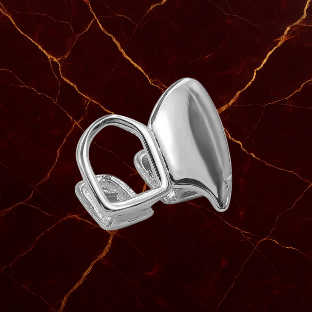 Hollow and Plated Canine Grillz