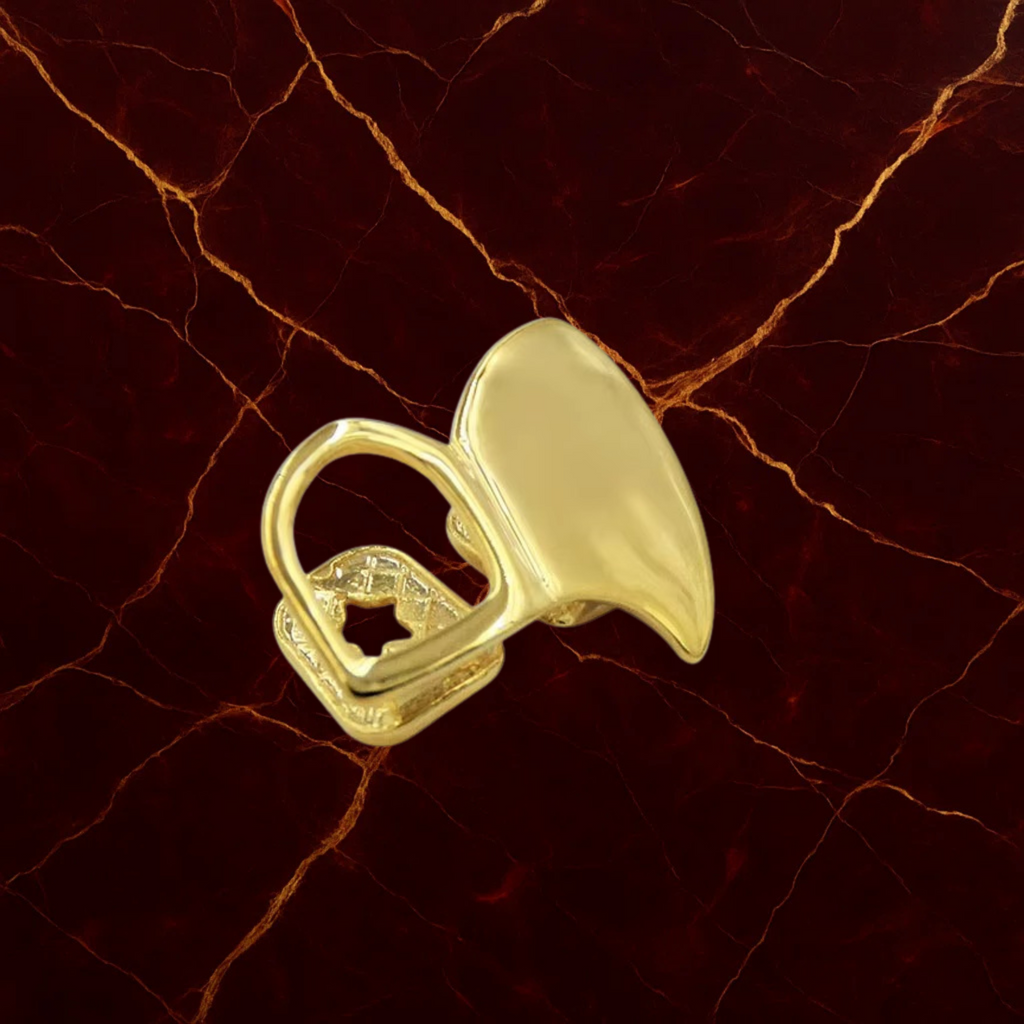 Hollow and Plated Canine Grillz