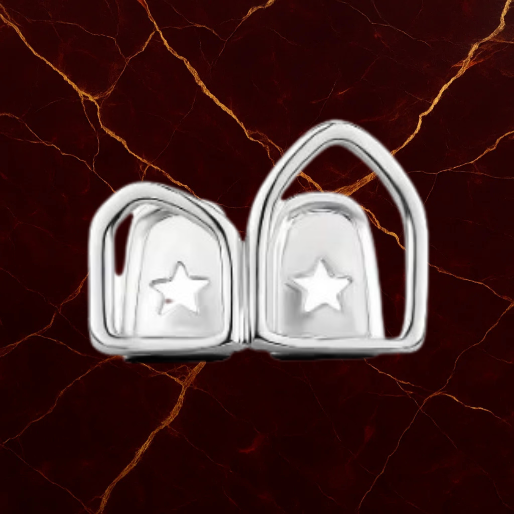 Plated Dual Tooth Grillz