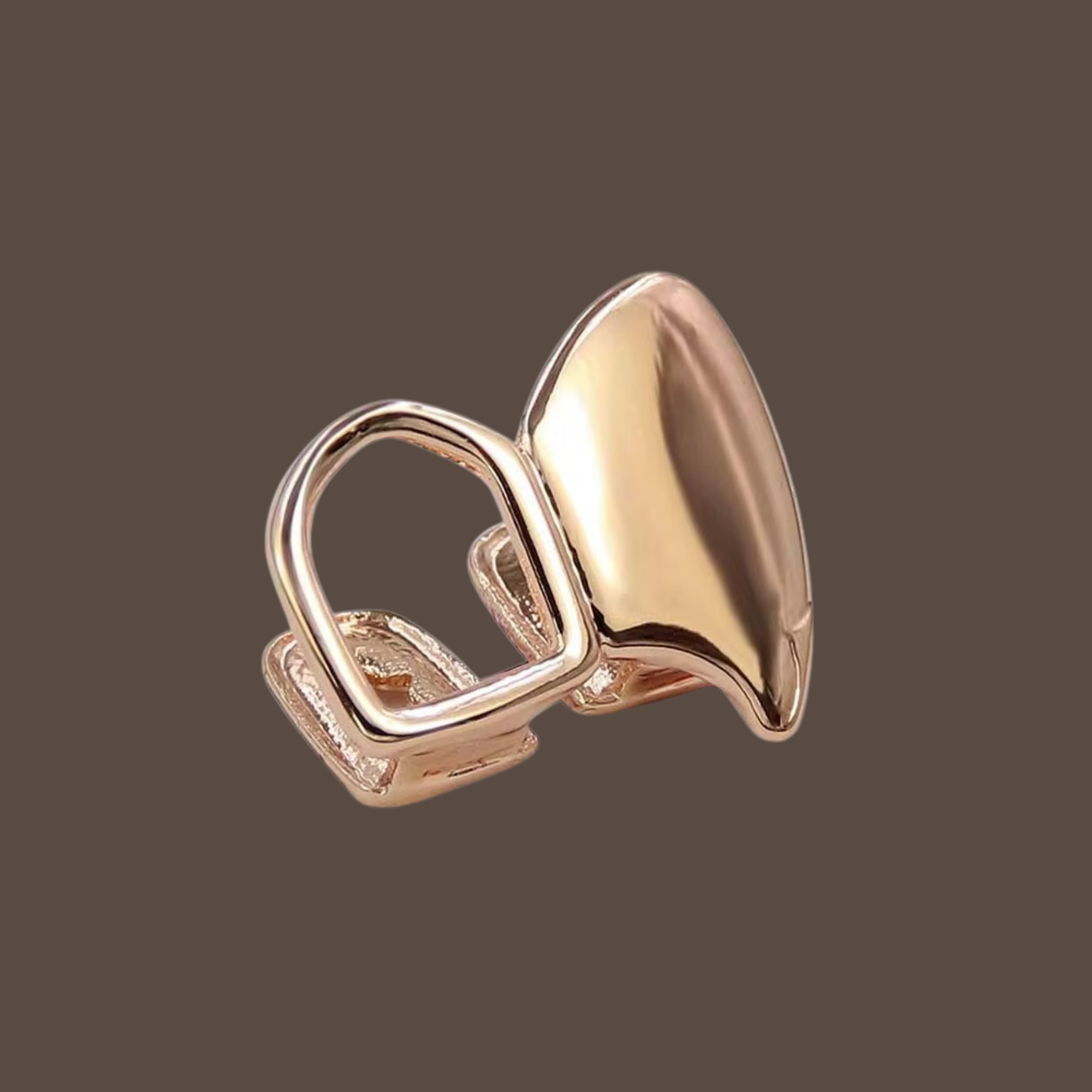 Hollow and Plated Canine Grillz