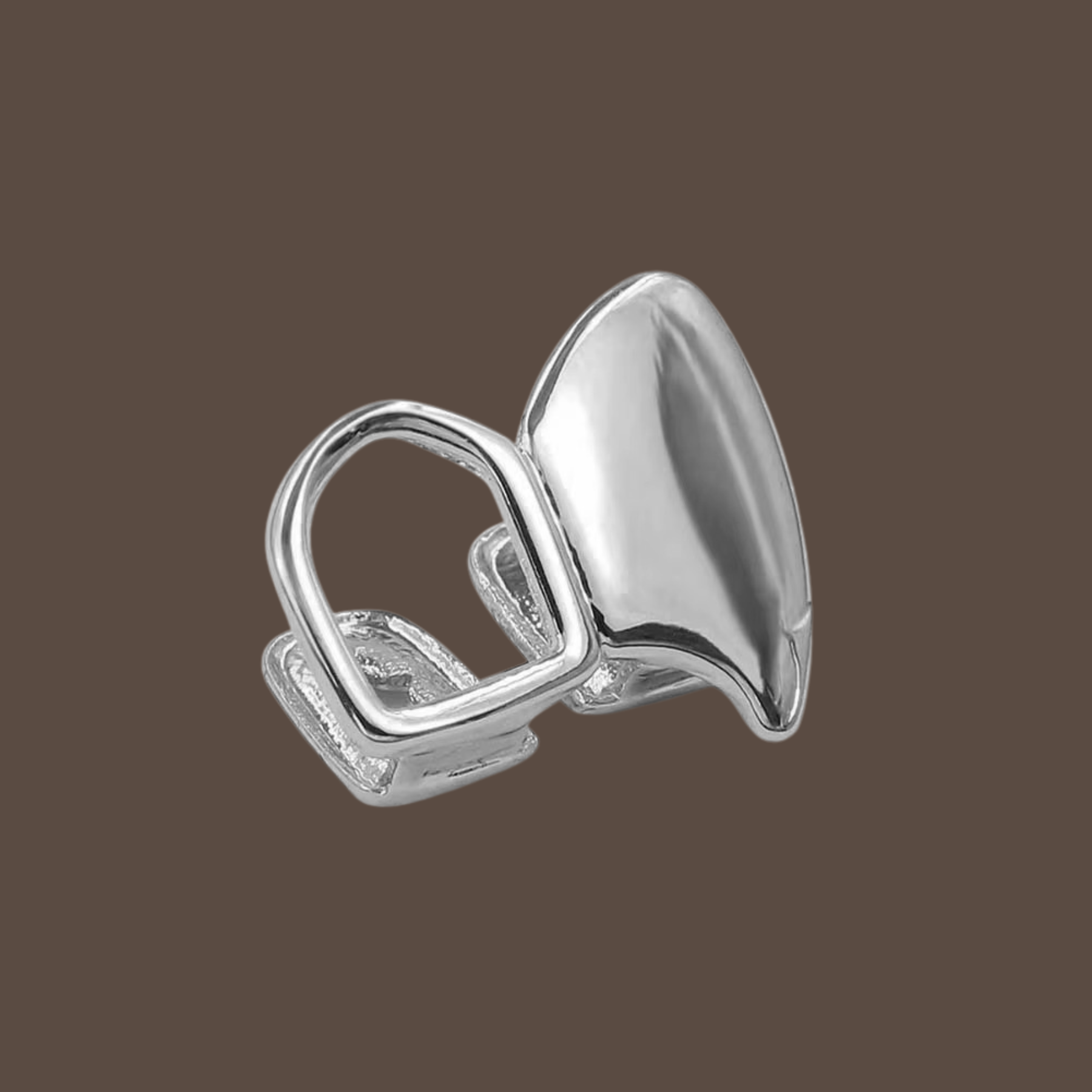 Hollow and Plated Canine Grillz