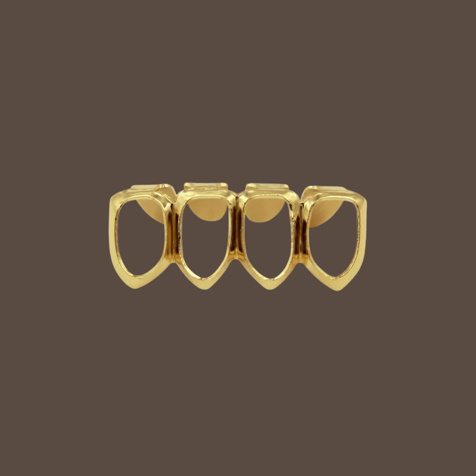 Iced Hallow Tooth Grillz Set
