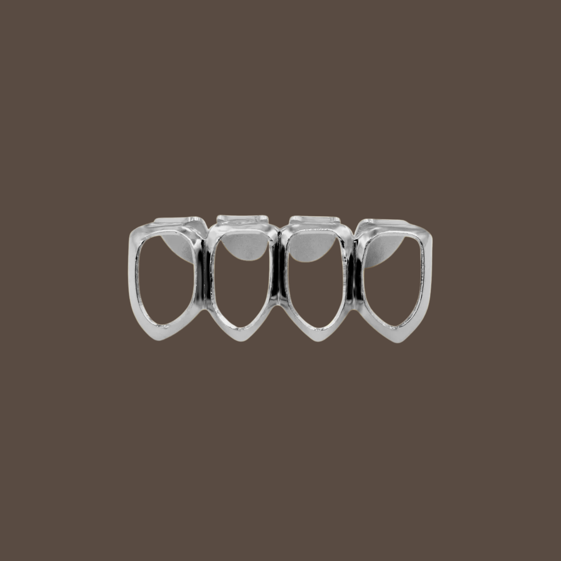 Iced Hallow Tooth Grillz Set