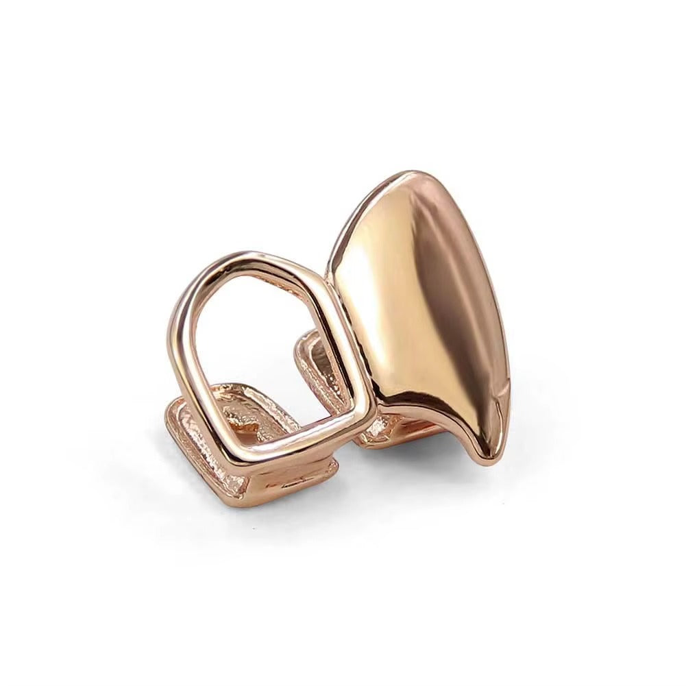 Hollow and Plated Canine Grillz